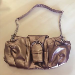 Bronzey gold shoulder bag